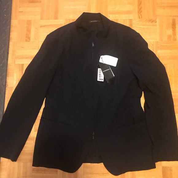 Emporio Armani Other - BNWT men’s Emporio Armani zip up blazer size 54
